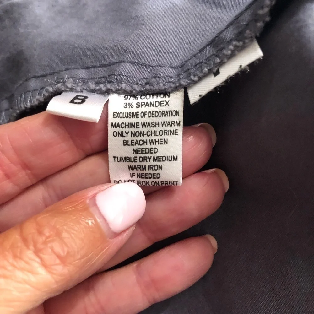 Ann Taylor Loft Gray Utility Jacket Sz XSP EUC